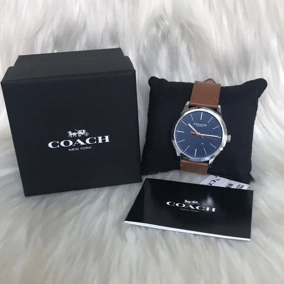 Coach Men’s Baxter Watch, 39 Mm color Brown